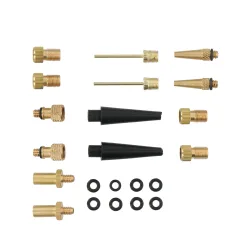 Fahrradventil Adapter Set Kupfer 14-teilig