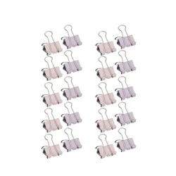 Büroklammer Set Metall 1.9 cm 20-teilig bunt