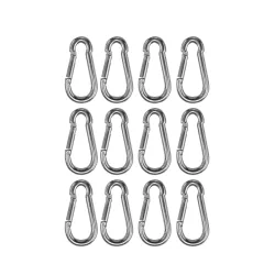 Karabiner Stahl 5 cm 12er Set