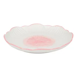 Dessertteller Keramik Blume 20 cm