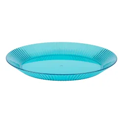Teller Kunststoff 23 cm blau