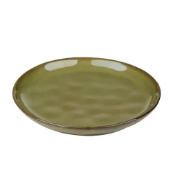 Teller Keramik 16 cm grün