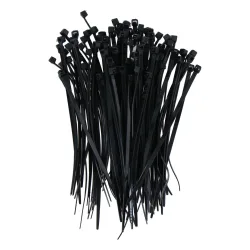 Kabelbinder Set 10 cm 100 Stk. schwarz