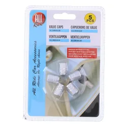 Ventilkappe Aluminium 5er Set