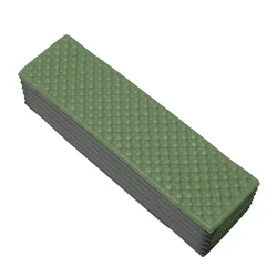 Campingmatte faltbar 186 x 57 cm olivgrün