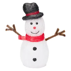 LED Weihnachtsdeko Acryl Schneemann