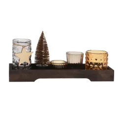 Teelichthalter Set Weihnachtsdeko 6-teilig