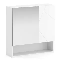 Spiegelschrank Bad AQUALIA 54 x 17 x 55 cm weiss