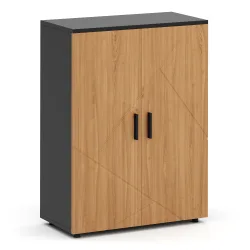 Badezimmerschrank AQUALIA 60 x 30 x 81 cm braun/schwarz