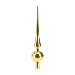 Christbaumspitze 30 cm gold