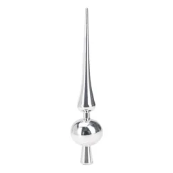 Christbaumspitze 30 cm silber