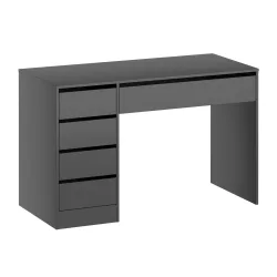 Schreibtisch RIGEL mit Schubladen 120 x 55 x 75 cm anthrazit