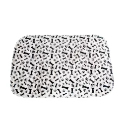 Welpen Trainingsunterlage wiederverwendbar 60 x 40 cm 2er Set creme/schwarz