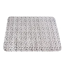 Welpen Trainingsunterlage wiederverwendbar 120 x 90 cm 2er Set creme/schwarz