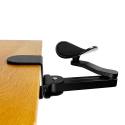Armstützte für Schreibtisch 40 x 8 cm schwarz
