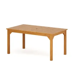 Gartentisch Holz LINDEN 156 x 90 cm