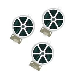 Bindedraht Eisen beschichtet mit Cutter 1.5 mm/50 m 3er Set grün