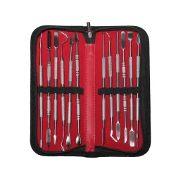 Modellierwerkzeug Set Metall mit Etui 13-teilig