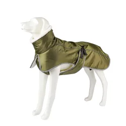 Hunde Wintermantel wasserdicht Grösse S khaki