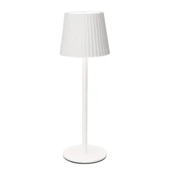 LED Tischlampe dimmbar 9 x 27 cm weiss