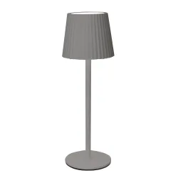 LED Tischlampe dimmbar 9 x 27 cm grau