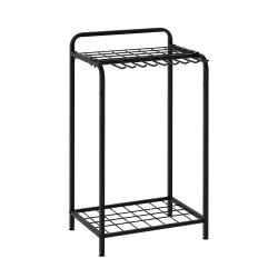 Gartengeräte Organizer Metall WES 43 x 31 x 73 cm schwarz