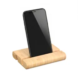 Tischhalterung für Handy und Tablet Bambus
