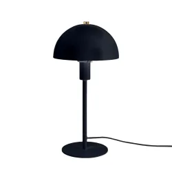 Tischlampe Metall 18 x 36 cm schwarz