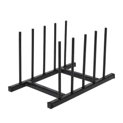 Abtropfgestell Metall 20 x 12 x 12 cm schwarz