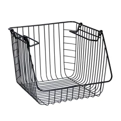 undefined, Korb Eisen 29 x 27 x 21 cm schwarz