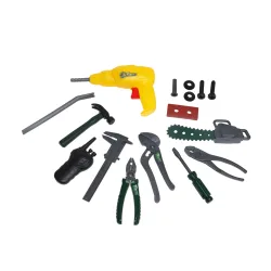Spielset Werkzeug 16-teilig bunt