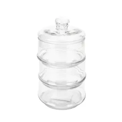 Vorratsbehälter Set Glas 13 x 22 cm 4-teilig