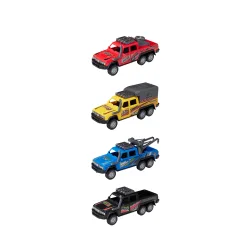 Spielzeugauto Set Pick-Up 4-teilig bunt