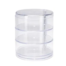 Kosmetik Organzier rund 3-stöckig