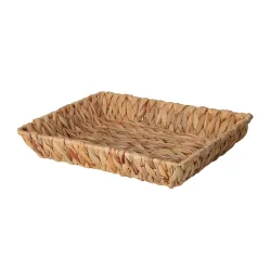 Aufbewahrungskorb 33 x 25 x 6 cm natur