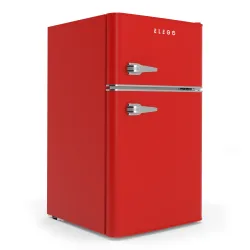 Kühlschrank mit Gefrierfach HOLO 90L rot