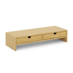 Monitorständer Bambus AURIVA 47 x 18 x 11 cm natur