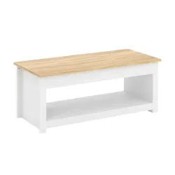 Beistelltisch ARLES 105 x 47 x 41 cm weiss