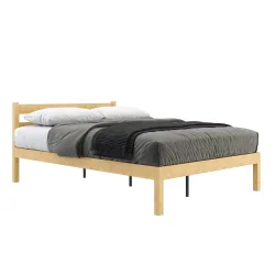 Bambusbett ARBORA 140 x 200 cm natur