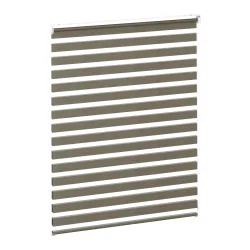 Doppelrollo HANOI 140 x 180 cm braun