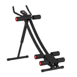 Bauchtrainer AB Trainer mit Curved-Schiene schwarz