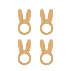 Serviettenring Ostern Bambus 4er Set