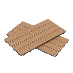 Bodenplatte DORTMUND 12er Set 60 x 30 cm hellbraun