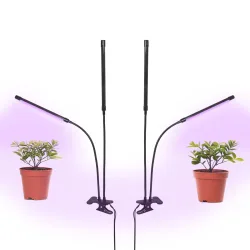 LED Pflanzenlampe 2-armig 2er Set