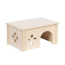 Kaninchen Haus Holz 26 x 17 x 13 cm natur