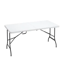 Campingtisch klappbar 152 x 75 cm weiss