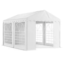 Profi PVC Partyzelt 3 x 4 m weiss