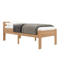 Bett Holz SHERWOOD 90 x 200 cm natur