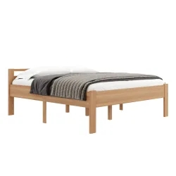 Bett Holz SHERWOOD 180 x 200 cm natur