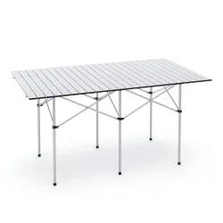 Campingtisch klappbar 140 x 70 cm silber